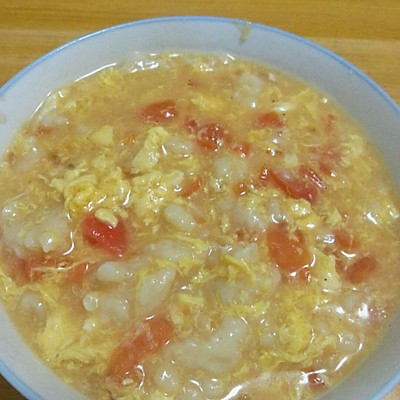早餐要吃好 西红柿鸡蛋疙瘩汤 面疙瘩