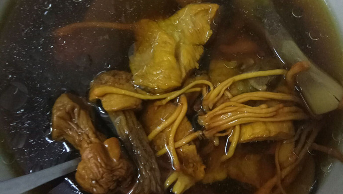干菌菇瘦肉汤