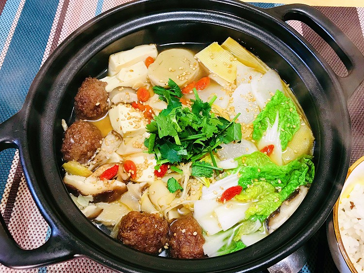 随手搭配一个清淡口砂锅的做法