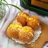 #爱乐甜夏日轻脂甜蜜#芒果奶油酥粒面包的做法图解12