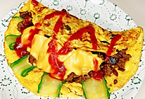 牛肉燕麦蛋饼，浓香好吃的早午餐 #本周热榜#的做法