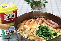 #葱伴侣豆瓣酱能蘸善炒#部队火锅的做法