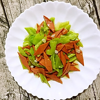 青椒炒火腿肠的做法图解7