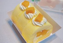 芒果卷蛋糕的做法
