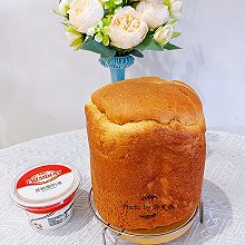 #享时光浪漫 品爱意鲜醇#一键式淡奶油面包