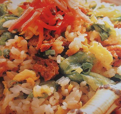 牛肉碎菜丝蛋炒饭