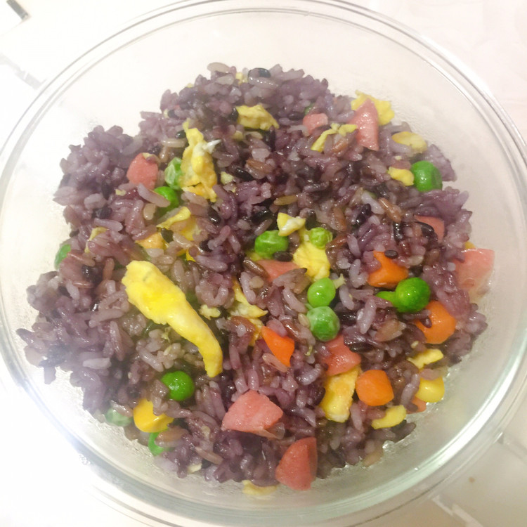 杂粮饭版「扬州炒饭」的做法