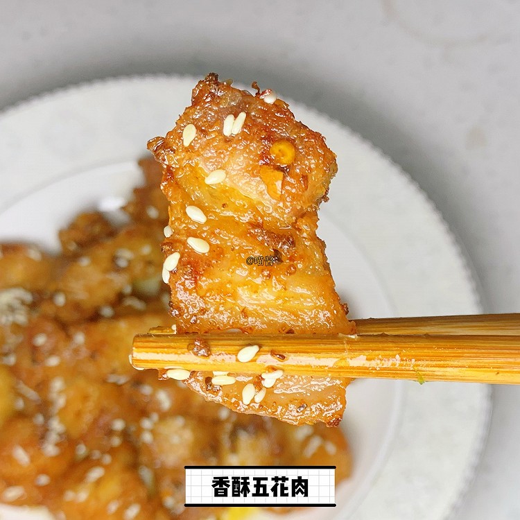 太香了吧！休闲小零食「香酥五花肉」的做法
