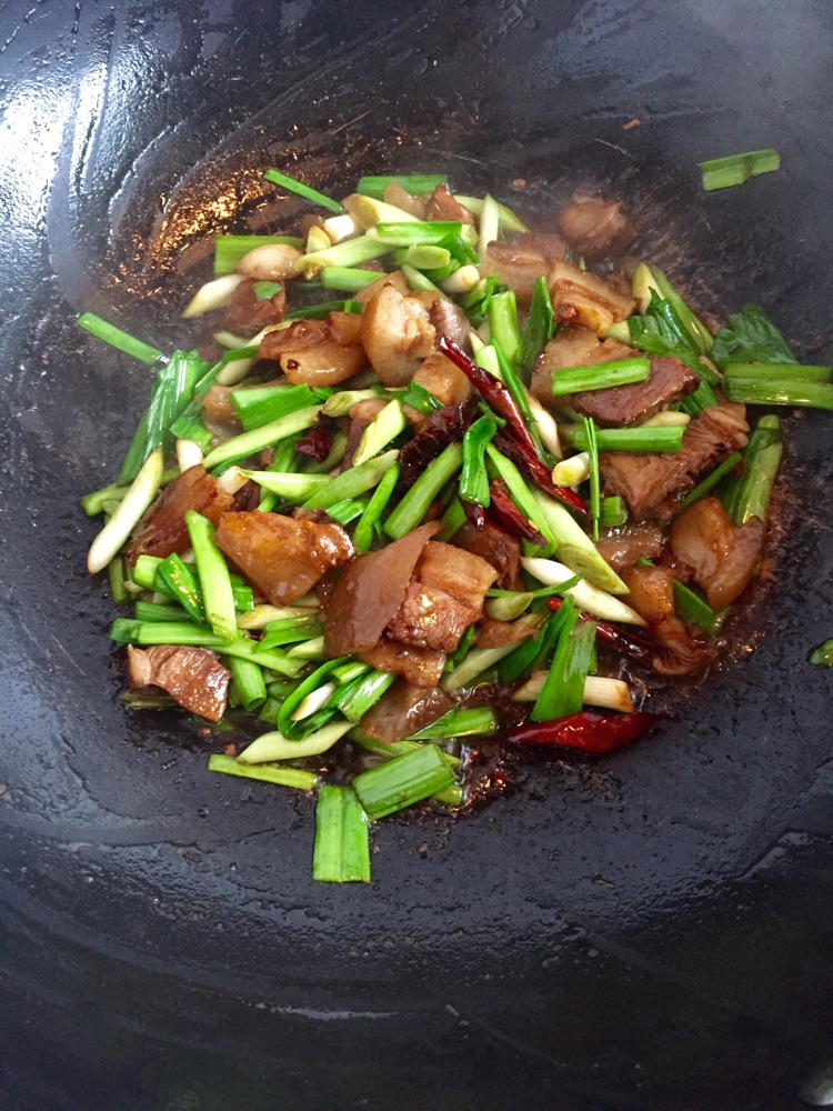 蒜苗猪头肉的做法图解7