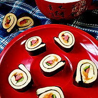 蛋糕寿司卷#厉害了我的零食#的做法图解5