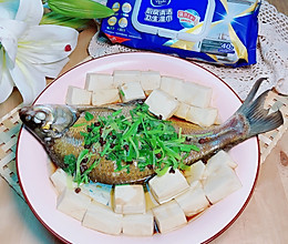 #厨房有维达洁净超省心#清蒸武昌鱼豆腐的做法