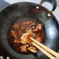 #豪吉小香风 做菜超吃香#香辣排骨烧板粟的做法图解9