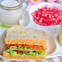 玉米蔬菜三明治#丘比轻食厨艺大赛#的做法图解15