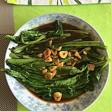 没有豆豉的豆豉油麦菜