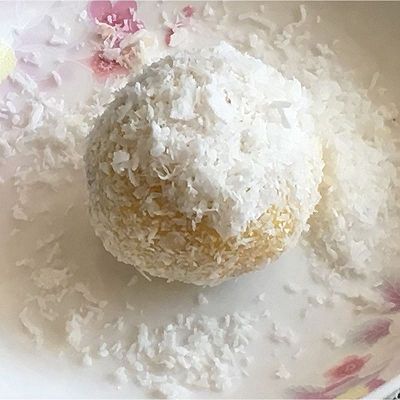 蛋挞液新吃法——蛋奶球