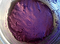 芝麻紫薯饼的做法图解3