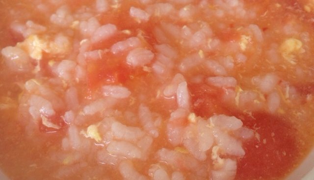 番茄蛋花粥的做法