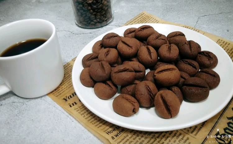 咖啡豆饼干的做法