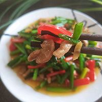 韭菜苔肉丝-炒菜只需六十秒的做法图解8