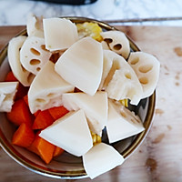 粉藕排骨汤的做法图解2