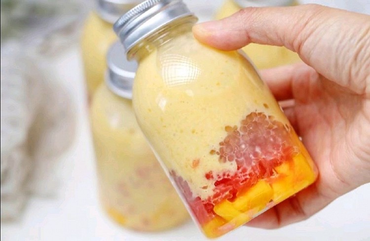 芒果椰奶西米露的做法