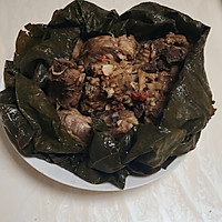 荷叶蒸排骨的做法图解8