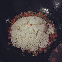 五彩蛋炒饭的做法图解6