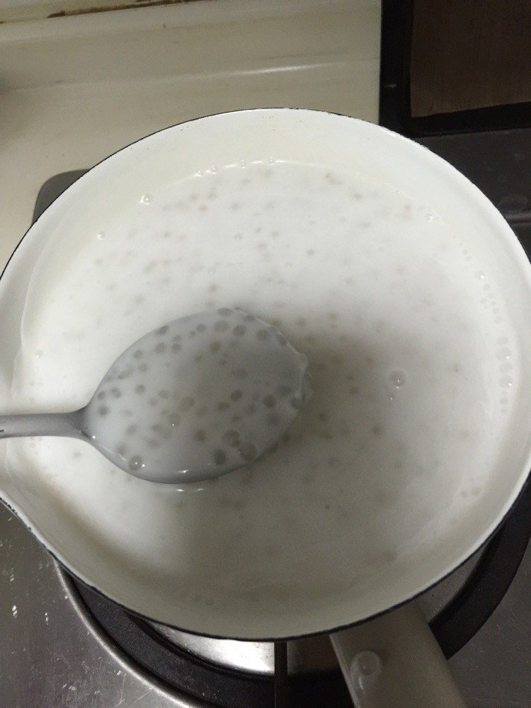 椰香西米露的做法图解6