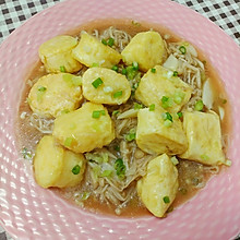 金针菇日式豆腐