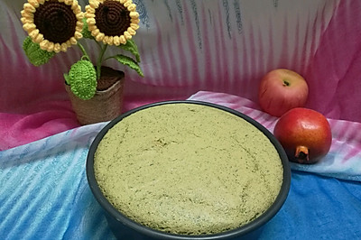 菠菜戚风蛋糕