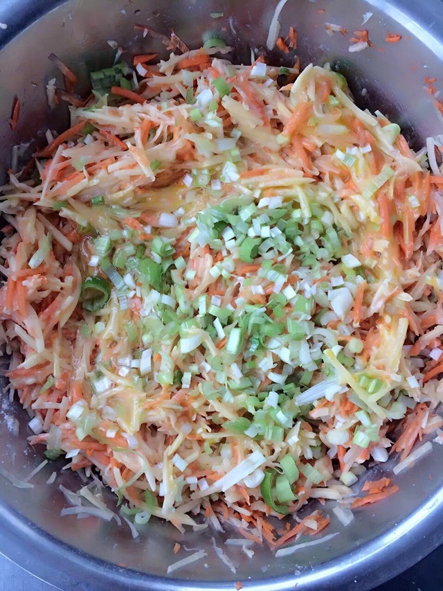 土豆丝饼的做法图解3