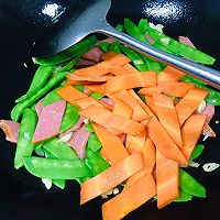 火腿荷兰豆的做法图解9