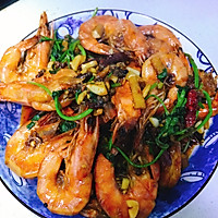 辣炒鲜虾的做法图解8