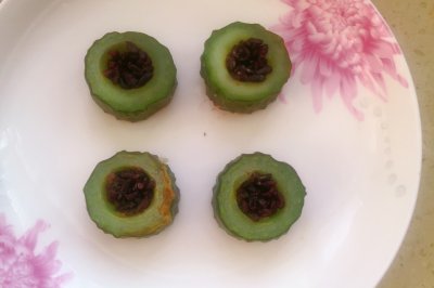 小红锅出品：宝宝早餐-黄瓜紫米盅