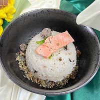 吃剩的米饭别在炒了还可以做挪威三文鱼茶泡饭的做法图解5