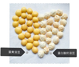溶豆-蛋黄溶豆＋蛋白酸奶溶豆的做法