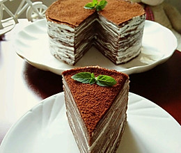 巧克力乳酪法式千层蛋糕的做法