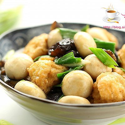 口蘑烩豆腐圆子