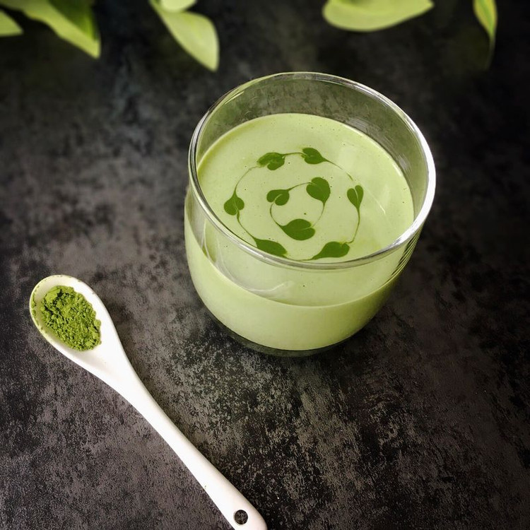 清新抹茶酸奶的做法