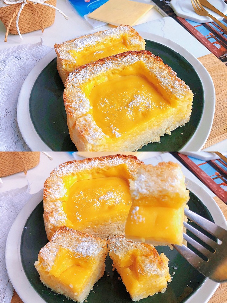 榴莲芝心厚吐司的做法