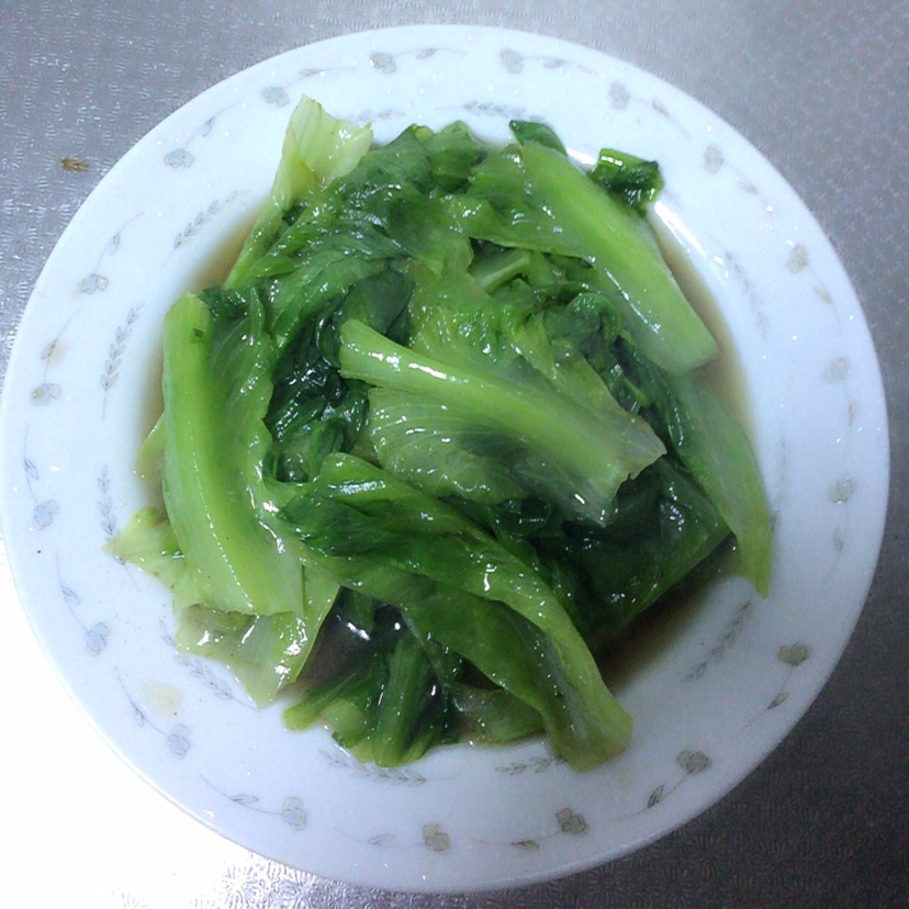 蚝油生菜的做法图解1