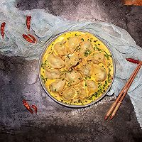 饺子就酒越吃越有-韭菜肉抱鸡蛋煎饺的做法图解10