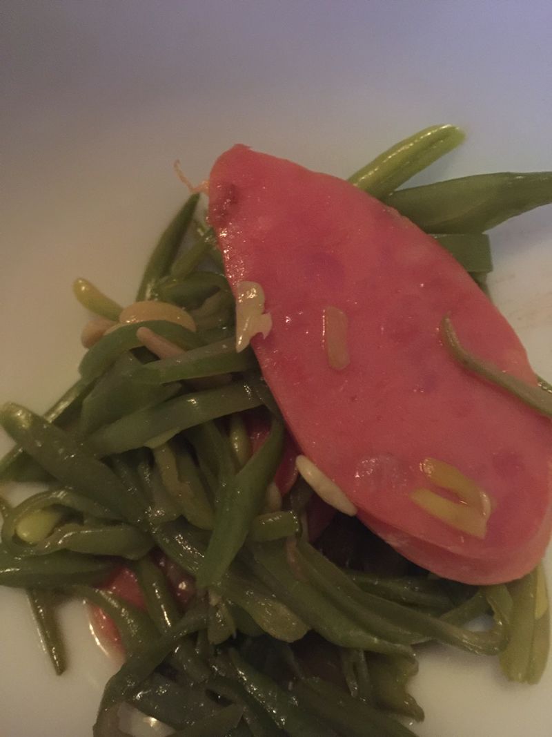 炒扁豆丝?红香肠