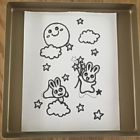 兔子彩绘蛋糕卷的做法图解1