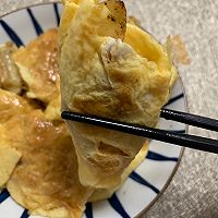 电饼档煎速冻水饺（又裹了一层鸡蛋）的做法图解6