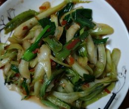 爆炒青菜梗的做法
