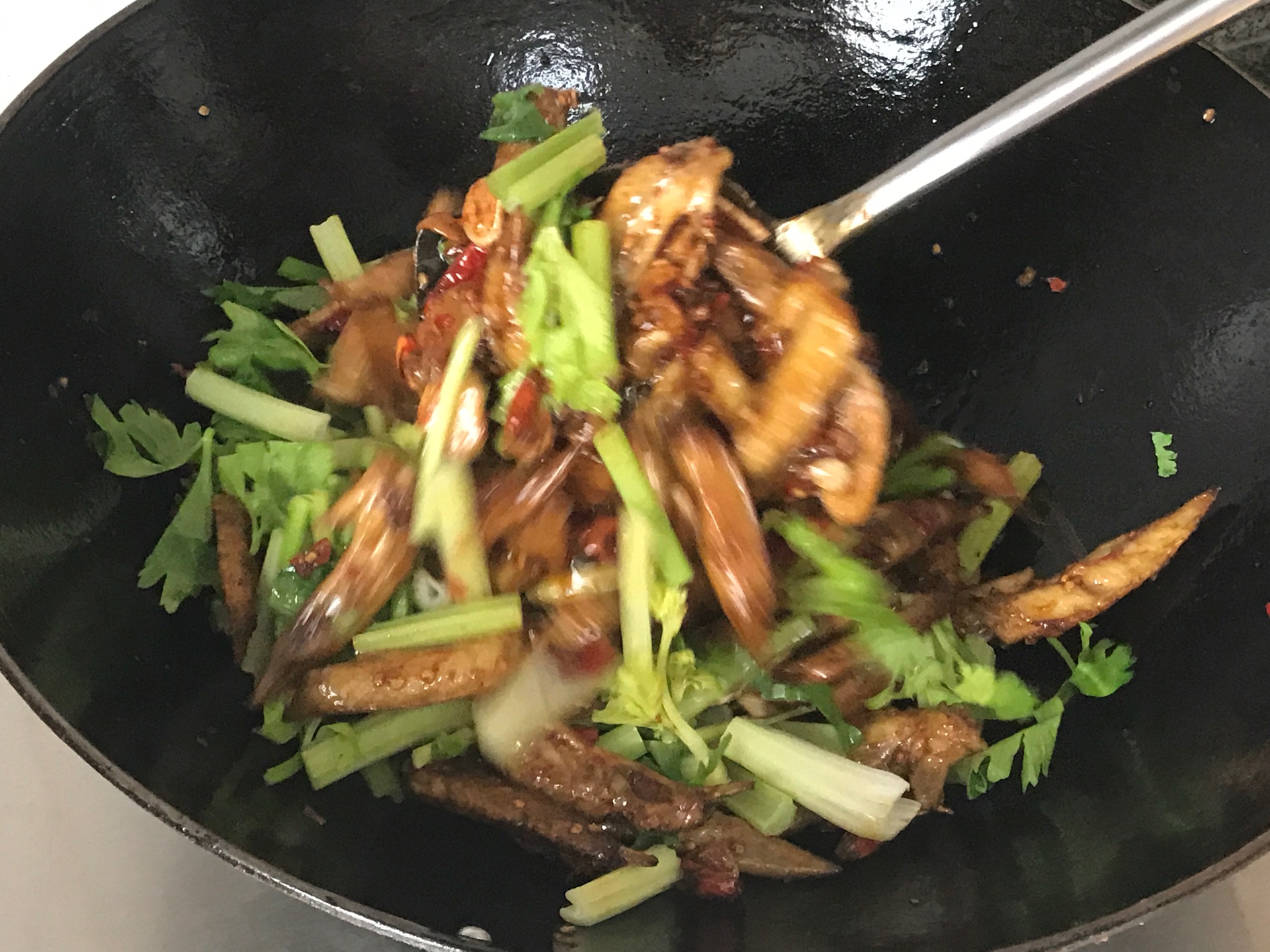 外婆炒鸡翅的做法图解8