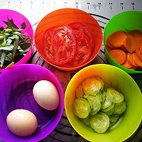 番茄鸡蛋沙拉&紫薯奶昔#博世红钻家厨#的做法图解10