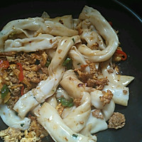 鸡蛋肉片炒肠粉的做法图解10