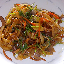 肉丝炒饼
